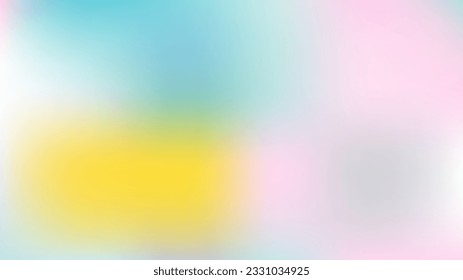 Defocused Mesh Vector Background, Hologram Bright Overlay. Dreamy Pink, Purple, Turquoise Nice Female Unicorn Girlie Background. Rainbow Fairytale Iridescent Pearlescent Holographic Neon Wallpaper