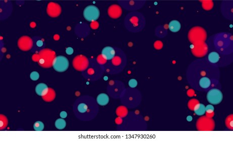 Defocused Night City Landscape Background. Festive Shining Confetti Pattern. Blurred Night City Streets Background. Cosmic Shimmer Bokeh Pattern.