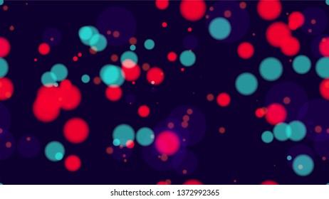 Defocused Night City Landscape Background. Holiday Party Cover Pattern Design. Blurred Night City Streets Background. Cosmic Shimmer Bokeh Pattern.