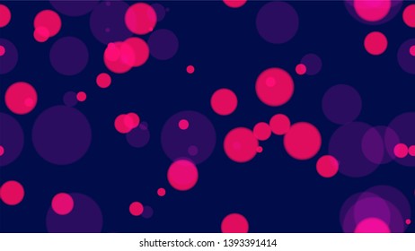 Defocused Night City Landscape Background. Holiday Party Cover Pattern Design. Glowing Car Lights Poster Background. Magic Glitter Bokeh Pattern.