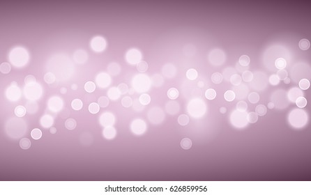 Defocused purple lights backgrounds. Template from vector bokeh backgrouns.