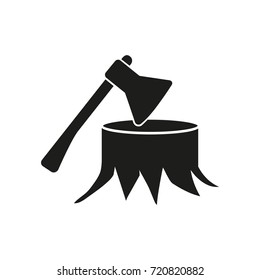 Deforestation Concept Icon