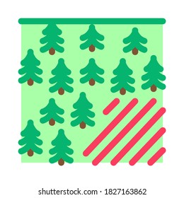 deforestation problem icon vector. deforestation problem sign. color symbol illustration