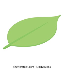 Deforestation tree leaf icon. Isometric of deforestation tree leaf vector icon for web design isolated on white background