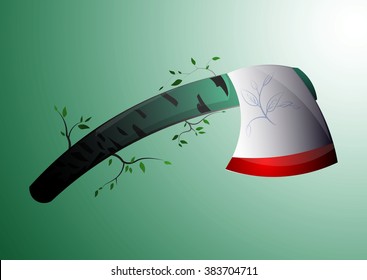 deforestation, vector