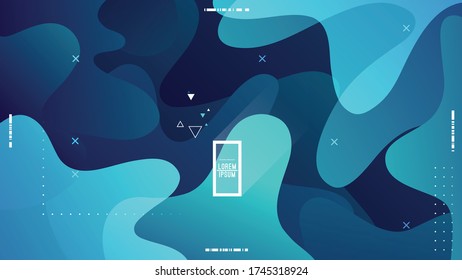 Diseñar formas degradado colorido fondo moderno. Concepto de diseño creativo minimalista.