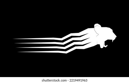 Deformation of the Big Cat Family; Tiger, Puma, Leopard, Cheetah and Panther for Logo, Art Illustration or Graphic Design Element. Vector Illustration