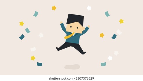 deformation business people illustration man delighted 1:1.191