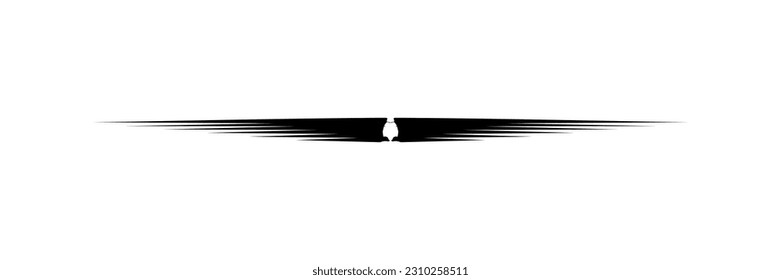 Deformation of the Flying Bat or Flying Fox Silhouette, for Logo, Pictogram, Website, Art Illustration, or Graphic Design Element. Vector Illustration 