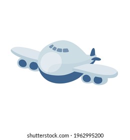 Deformed airplane.Vector illustration that is easy to edit.