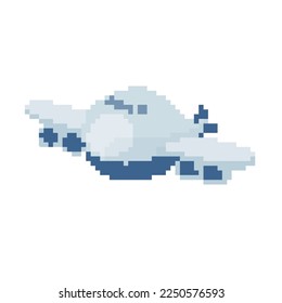 Deformed airplane.Vector illustration that is easy to edit.