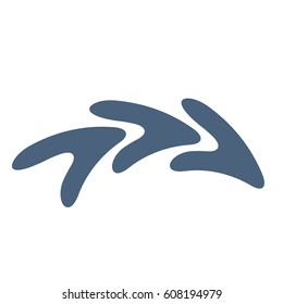 Deformed arrows