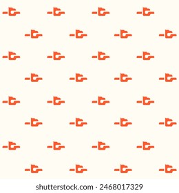 Deformed Eagle Abstract Vector Seamless Pattern