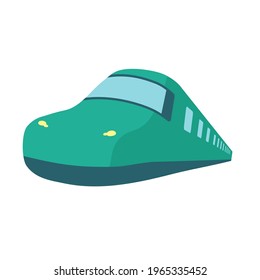 Ilustración deformada del carril de alta velocidad.Ilustración vectorial fácil de editar.