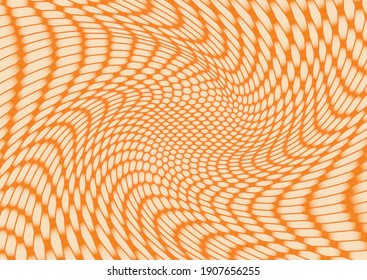 deformed twisted mesh. Abstract colored pattern. Background for textures, posters banners, social media, prints and creative designs. Vector illustration