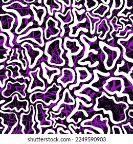 Deformed wavy dope word seamless pattern wallpaper.Vector graphic illustration.Trippy lettering,dope seamless pattern wallpaper print concept
