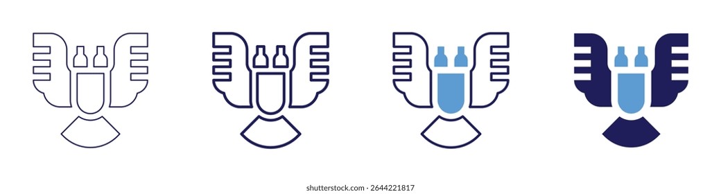 Deformity icon in 4 different styles. Thin Line, Line, Bold Line, Duotone. Duotone style. Editable stroke.