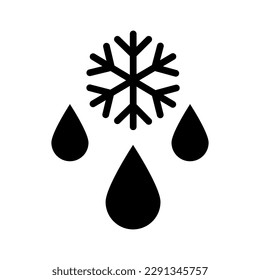 defrost simple icon illustration on white background..eps