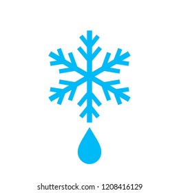 Defrost vector sign illustration isolated on white background
