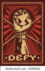 Defy Propaganda Poster