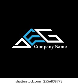 DEG logo design, DEG simple and modern logo. DEG luxurious alphabet design  