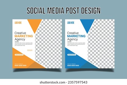 Degital Marketing Agency Social Media Post Template pack