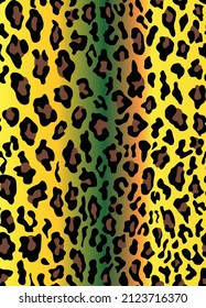 degrade leopard pattern print texture