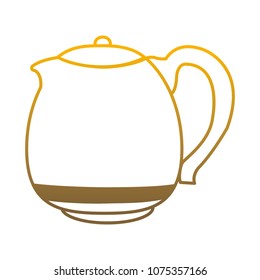 degraded line aromatic teapot object herbal beverage