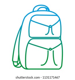 degraded line backpack education school tool design