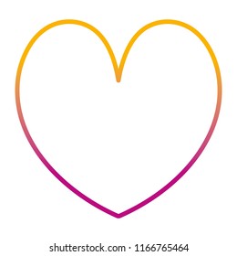degraded line beauty heart romance symbol style