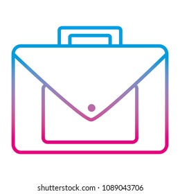 degraded line briefcase object to save document paper