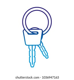 degraded line car keys object to security system