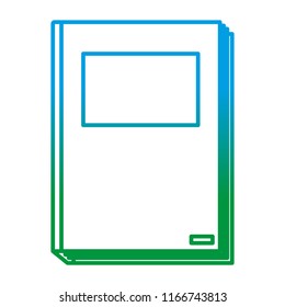 degraded line close notebook tool education icon