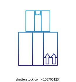 degraded line delivery close boxes package service