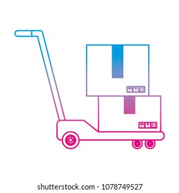 degraded line delivery packages service in the platform trolleys