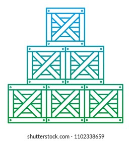 degraded line delivery wood boxes packages products