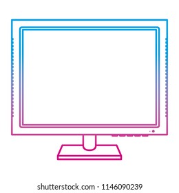 degraded line electronic computer screen technology information