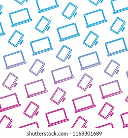 degraded line electronic laptop and computer technology background