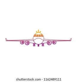degraded line front airplane vehicle fashion transport