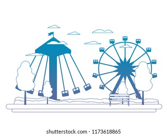degraded line funny mechanical carnival games entertainment