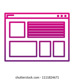 degraded line internet window web interface technology