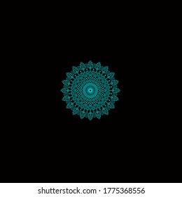 Degraded line mandala decoration style