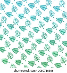degraded line natural leaf exotic style background