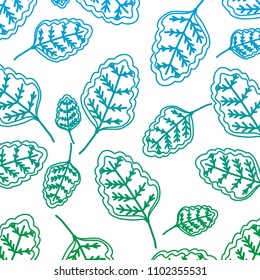 degraded line natural leaf tropical style background
