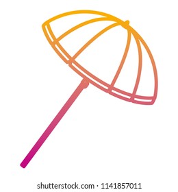 degraded line open umbrella accessory to sun protection