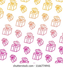 degraded line present gift box with crown accessory background
