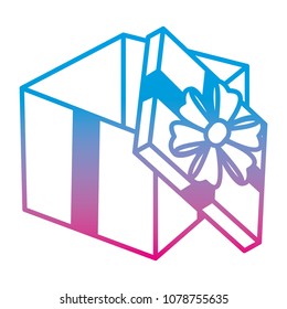degraded line present gift package to party event