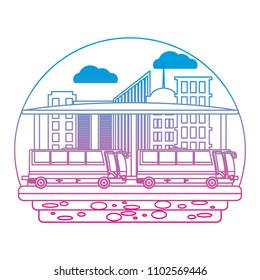 degraded line side buses transport and city station