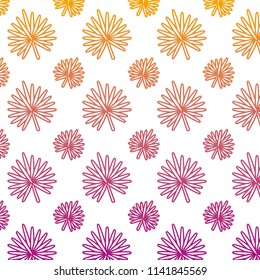 degraded line tropical leaf design botany background