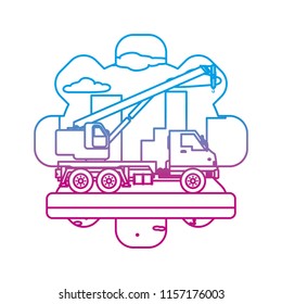 degraded line truck pulleys equipment construction industry
